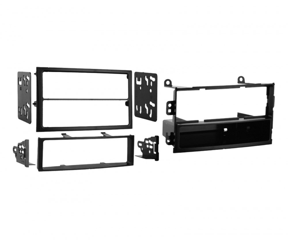 Monteringsram 2-DIN med prylfack Nissan 350Z