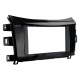Monteringsram 2-DIN Nissan/Renault, piano black Monteringsram 2-DIN Nissan/Renault, piano black
