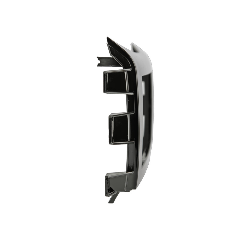 Monteringsram 2-DIN Nissan/Renault, piano black
