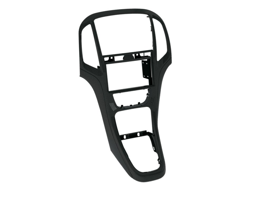 Monteringsram 2-DIN Opel Astra J, pärl svart