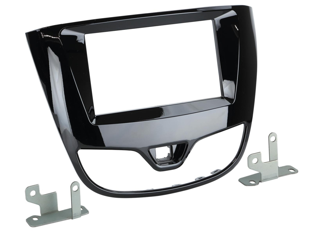 Monteringsram 2-DIN Opel Karl 2017-2019, piano black