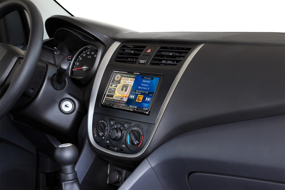 Monteringsram 2-DIN Suzuki Celerio svart