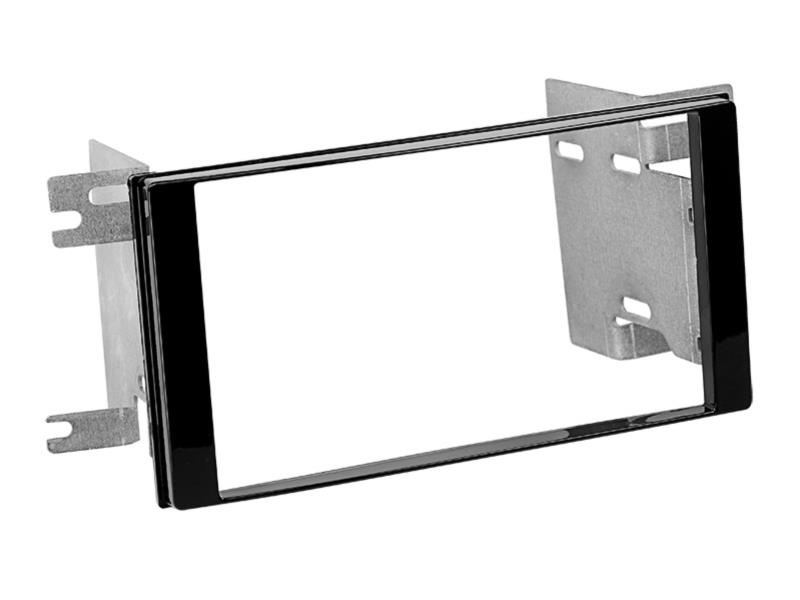 Monteringsram för 2-din stereo, svart, avsedd för Subaru Forester/Impreza.