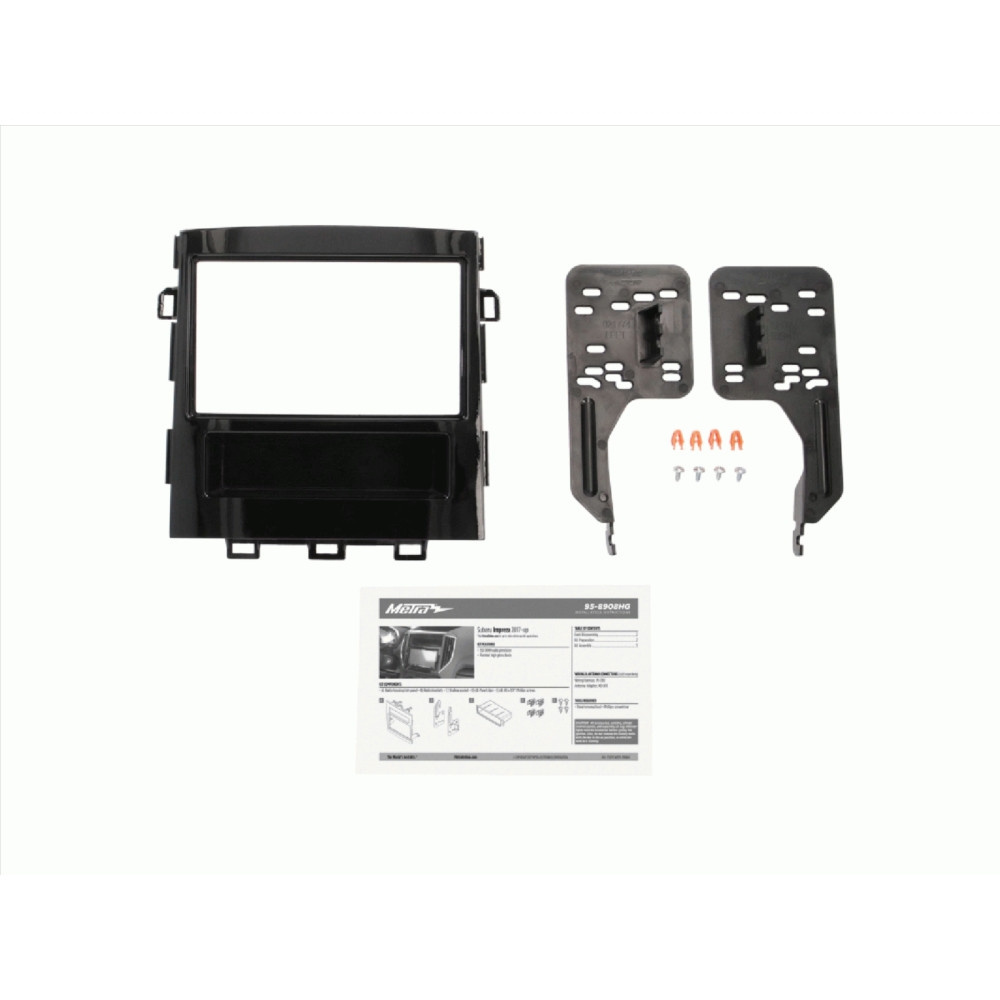 Monteringsram 2-DIN med prylfack Subaru Impreza/Crosstek