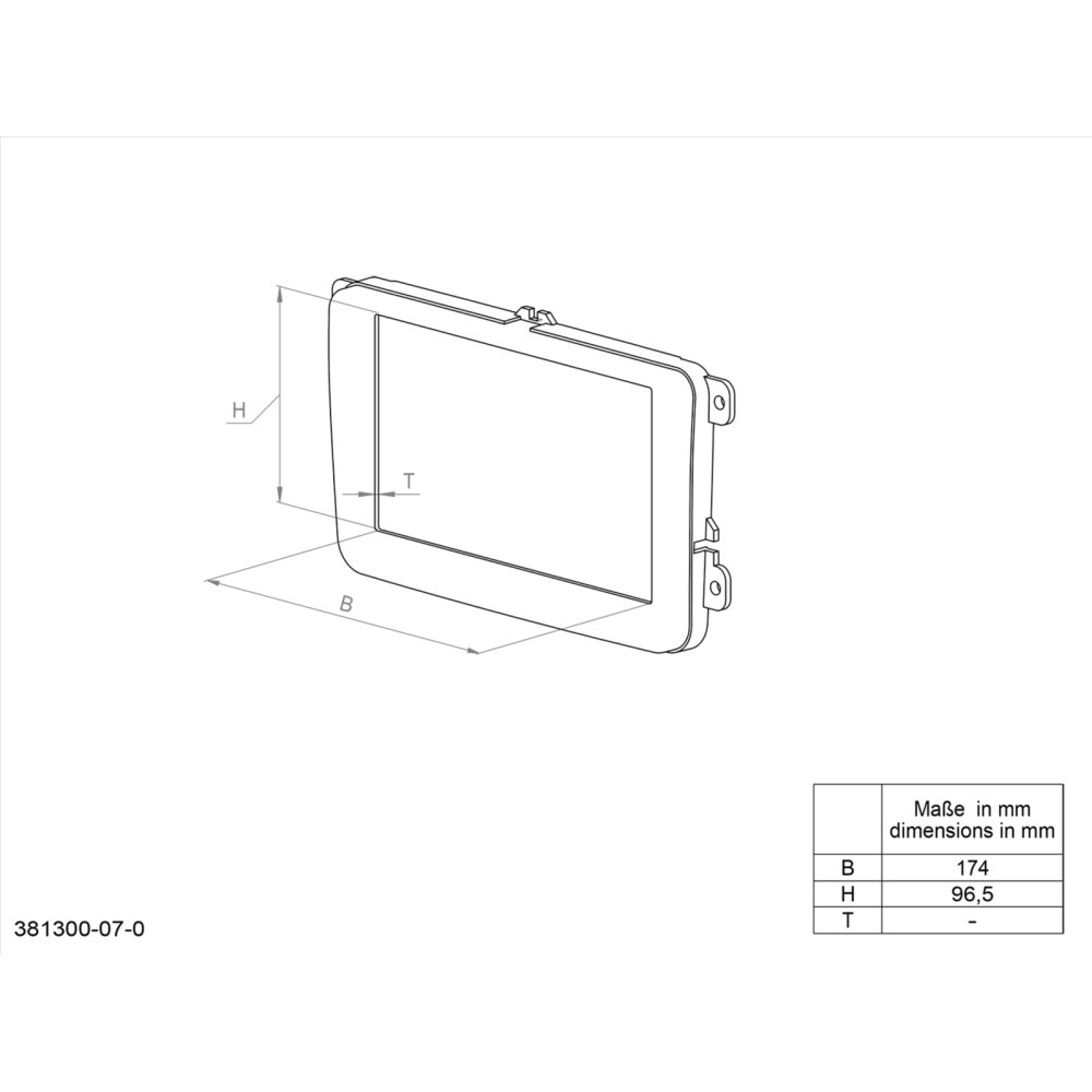 Monteringsram 2-din Toyota Corolla E12 + verso