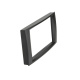 Monteringsram 2-DIN VW T5/Touareg, svart Monteringsram 2-DIN VW T5/Touareg, svart