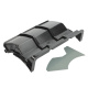 Monteringsram 2-DIN Seat/Skoda/VW, piano black Monteringsram 2-DIN Seat/Skoda/VW, piano black