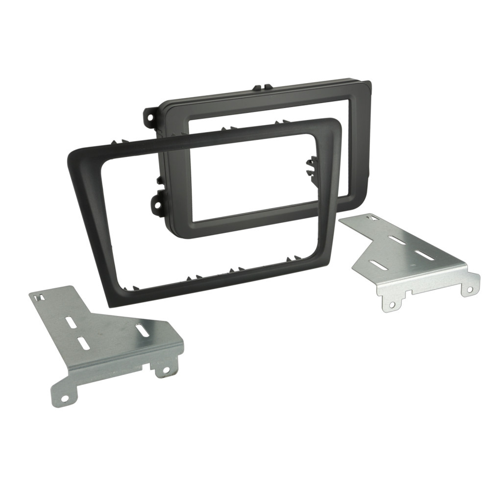 Monteringsram 2-DIN Skoda Rapid, svart