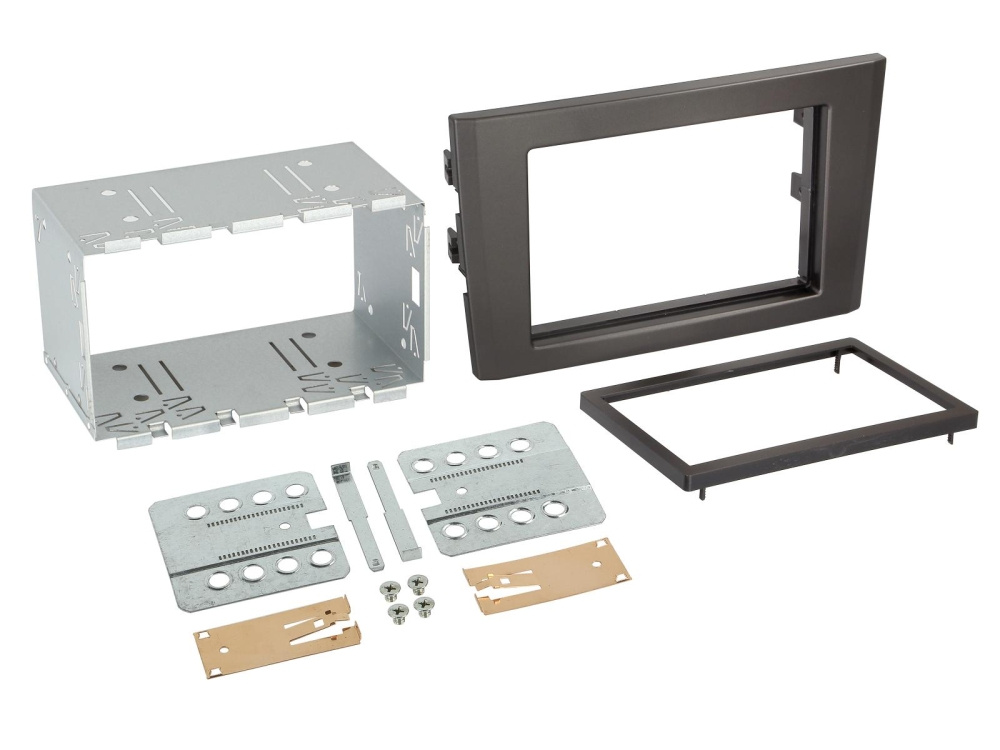 Monteringsram 2-DIN Volvo XC90, svart