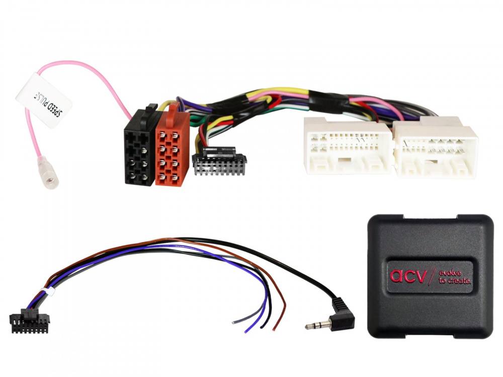 Kablage för rattstyrning med 24-pin och 18-pin kontakter.