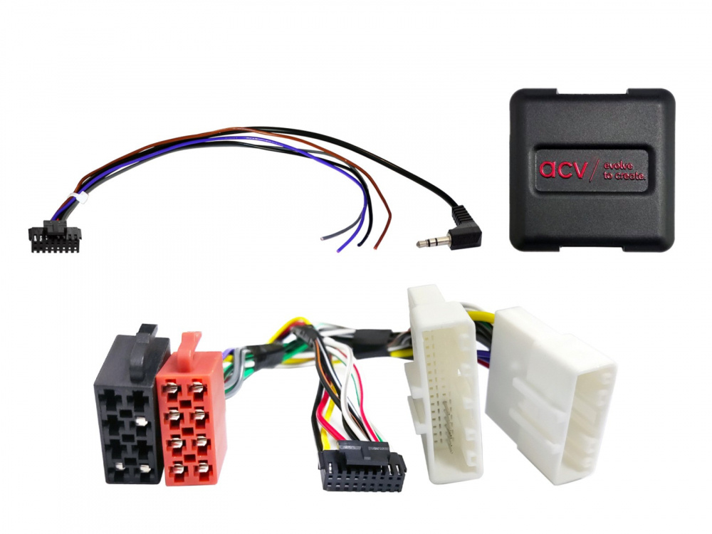 Kablage för rattstyrning till Nissan/Renault/Dacia med anslutningar.