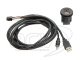 USB + AUX 3,5mm chassi kontakt med 1,5m kabel USB + AUX 3,5mm chassi kontakt med 1,5m kabel