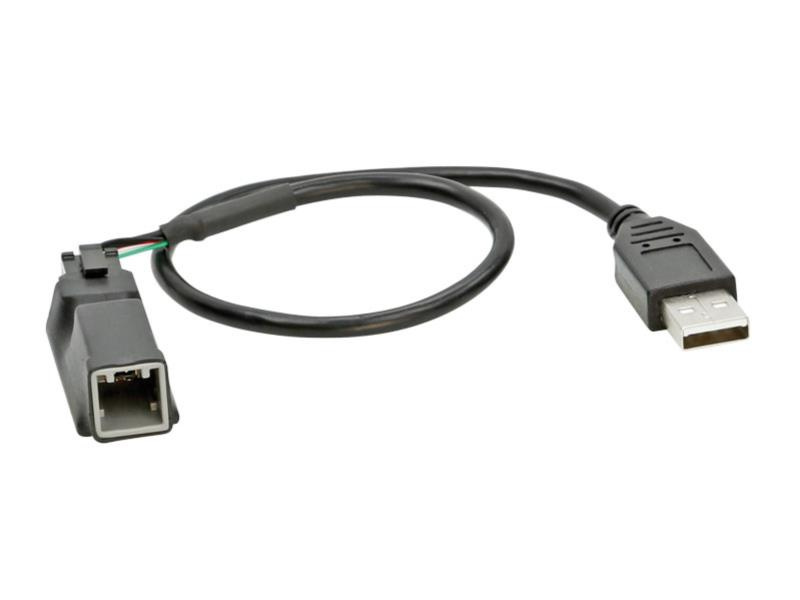 USB-adapter för Toyota/Subaru med två kontaktändar.