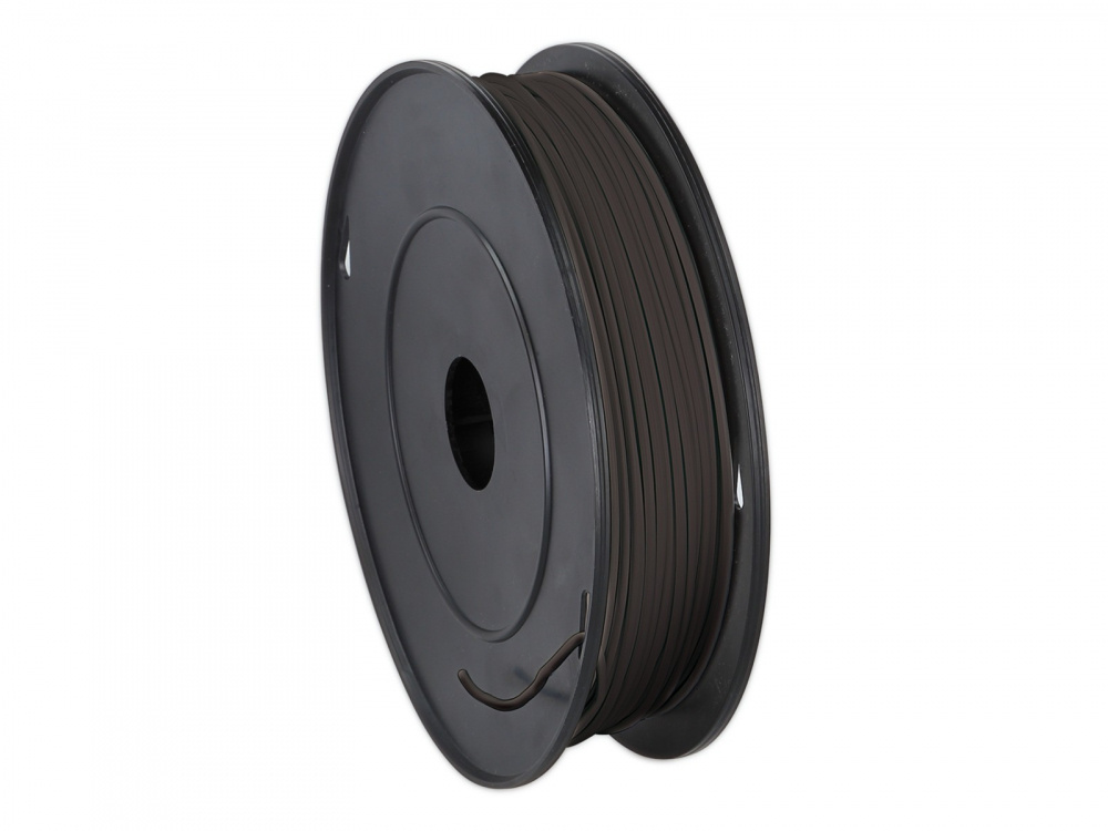 Svart 1.5mm² strömkabel på rulle, lösmeter.