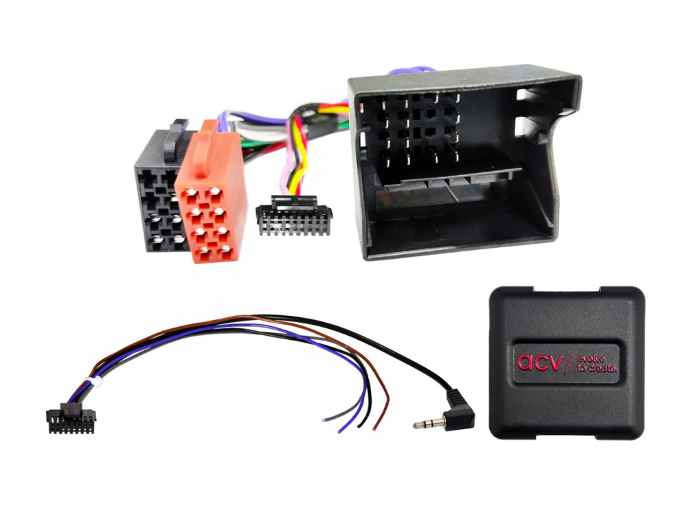 1-DIN Kit BMW X3 E83 Rattstyrning/antennadapter