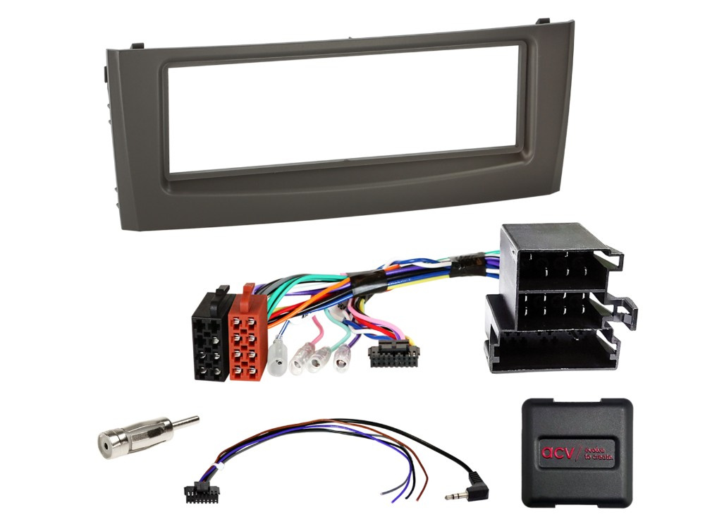 1-DIN Monteringsram Fiat Grande Punto/Linea svart