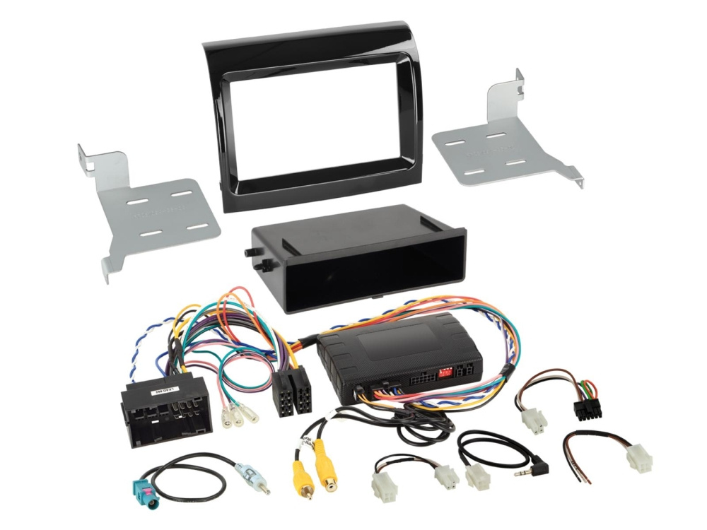 Installationskit 2-DIN med prylfack Citroen/Fiat/Opel/Peugeot