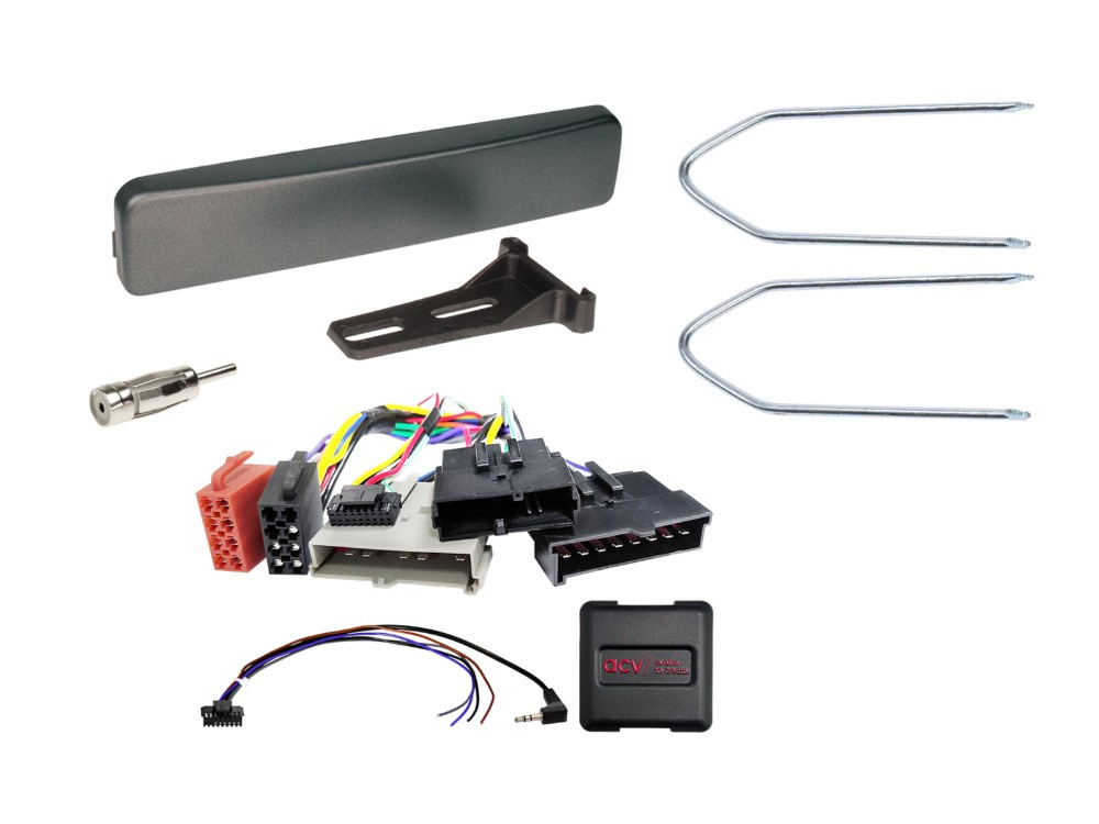 1-DIN Monteringsram Ford anthracit, 8Pin/8Pin/17Pin SWC