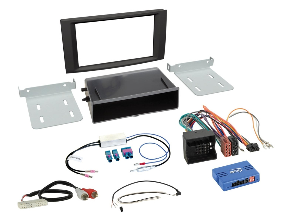 ACV Installationskit 1/2-DIN med prylfack, VW T5/Touareg