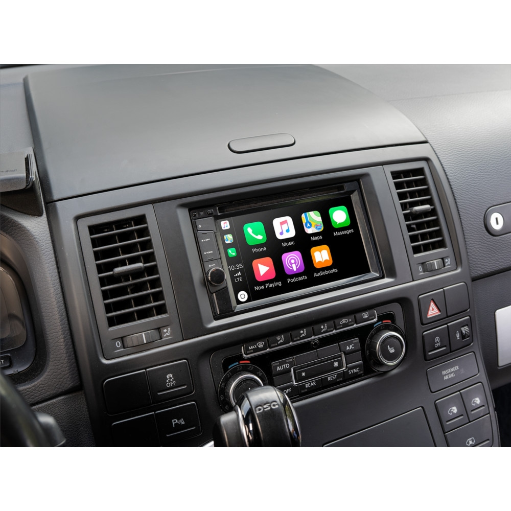 ACV Installationskit 1/2-DIN med prylfack, VW T5/Touareg