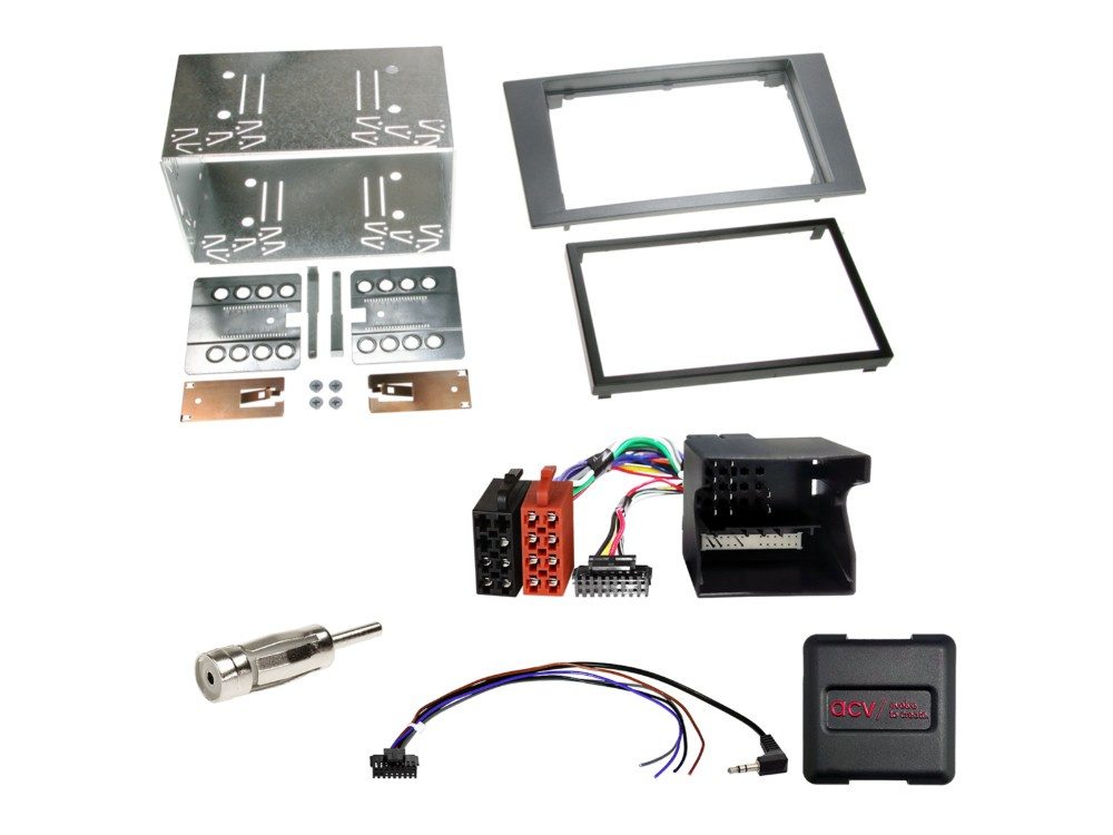 2-DIN Kit Ford anthracit SWC/CAN Bus/antenn