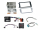 2-DIN Kit Ford olika fordon silver SWC/CAN Bus/antenn 2-DIN Kit Ford olika fordon silver SWC/CAN Bus/antenn