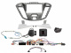 2-DIN Kit Ford Custom 2012-2016, phoenix silver 2-DIN Kit Ford Custom 2012-2016, phoenix silver