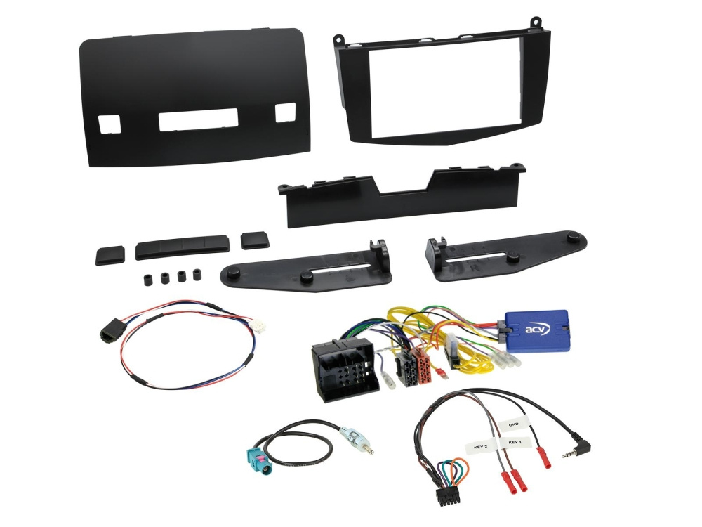 ACV Installationskit 2-DIN Mercedes C-Klass W204