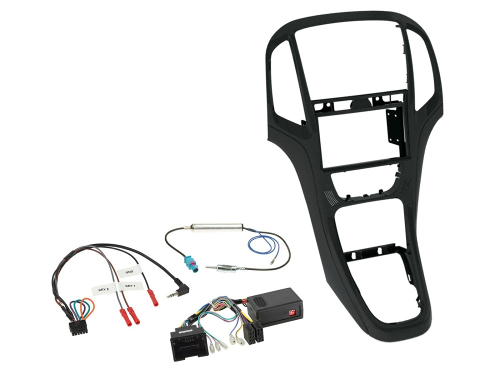 2-DIN Kit Opel Astra J 2009-2018, pearl black