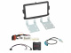 Installationskit 2-DIN Dacia/Fiat/Nissan/Opel/Renault, svart Installationskit 2-DIN Dacia/Fiat/Nissan/Opel/Renault, svart