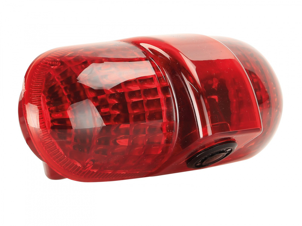 En röd bakkamera för Opel Vivaro, Renault Trafic och Nissan Primastar.