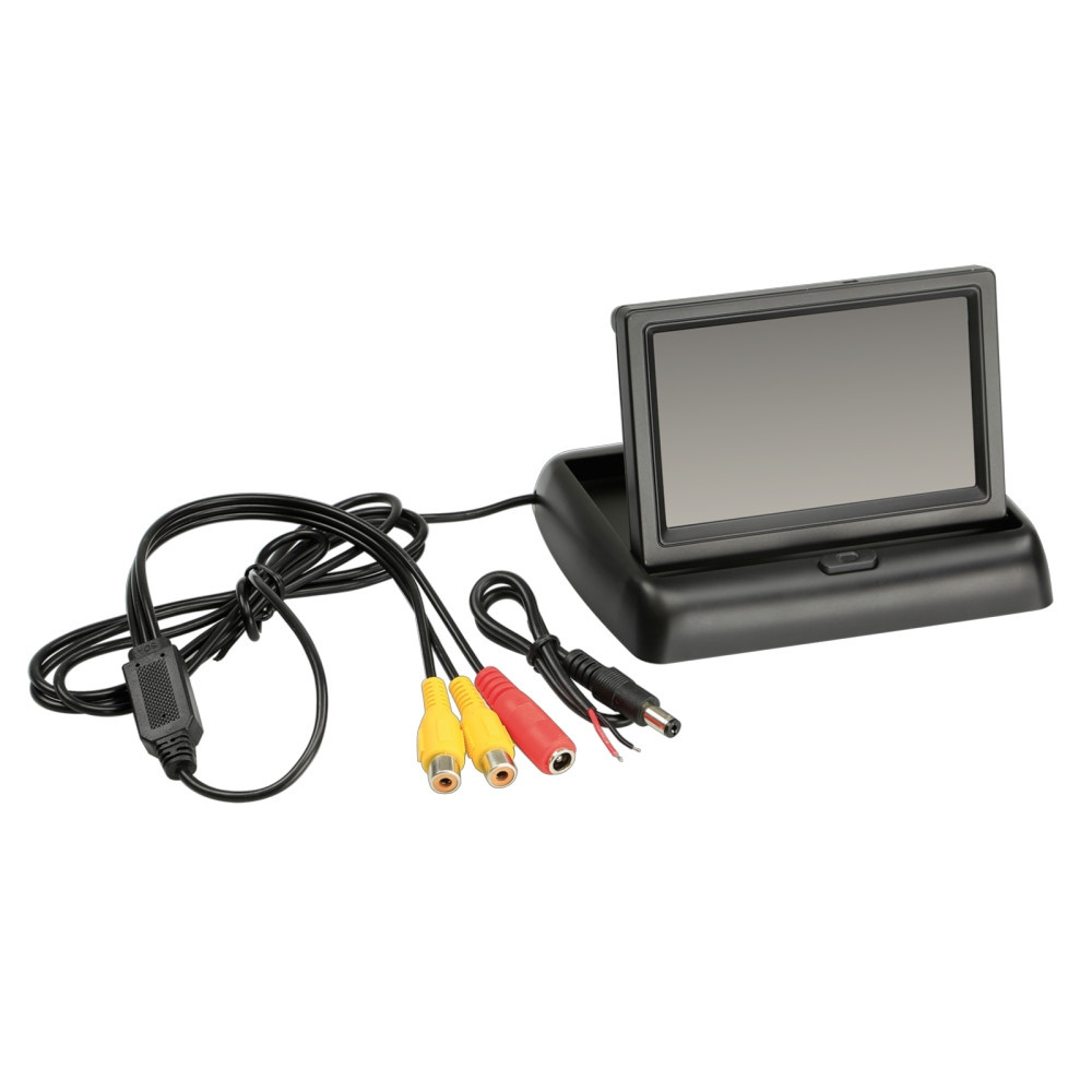 Fällbar monitor 4,3