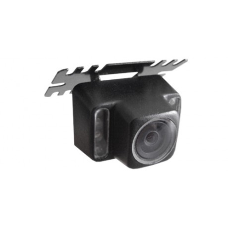 Kamera med fäste, troligen för bilens backspegelsystem.