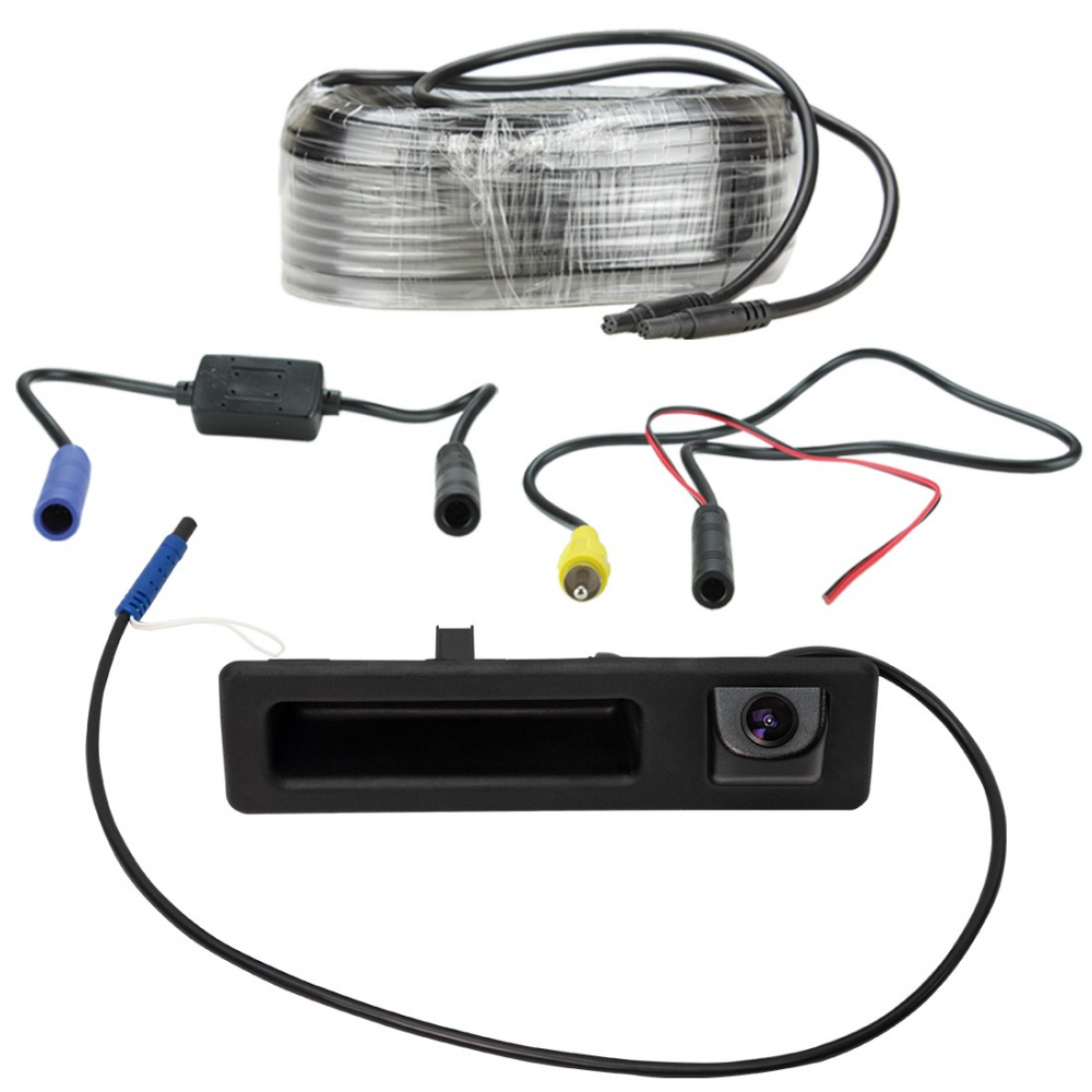 Backkamerahandtag med kablar för BMW 2009-2019.