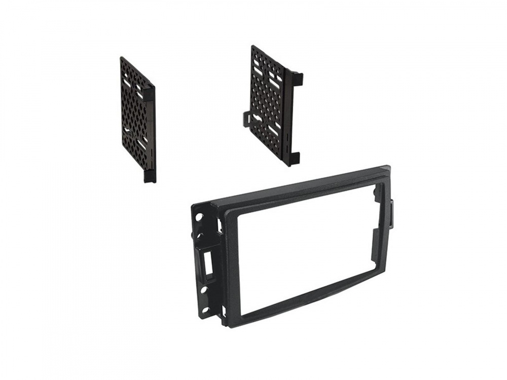 Monteringsram för dubbel-DIN, kompatibel med Chevrolet och Hummer.