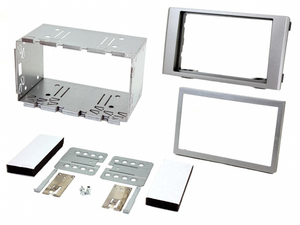 Monteringsram i silver för dubbeldin i Iveco Daily 07-14. Inkluderar fästen.