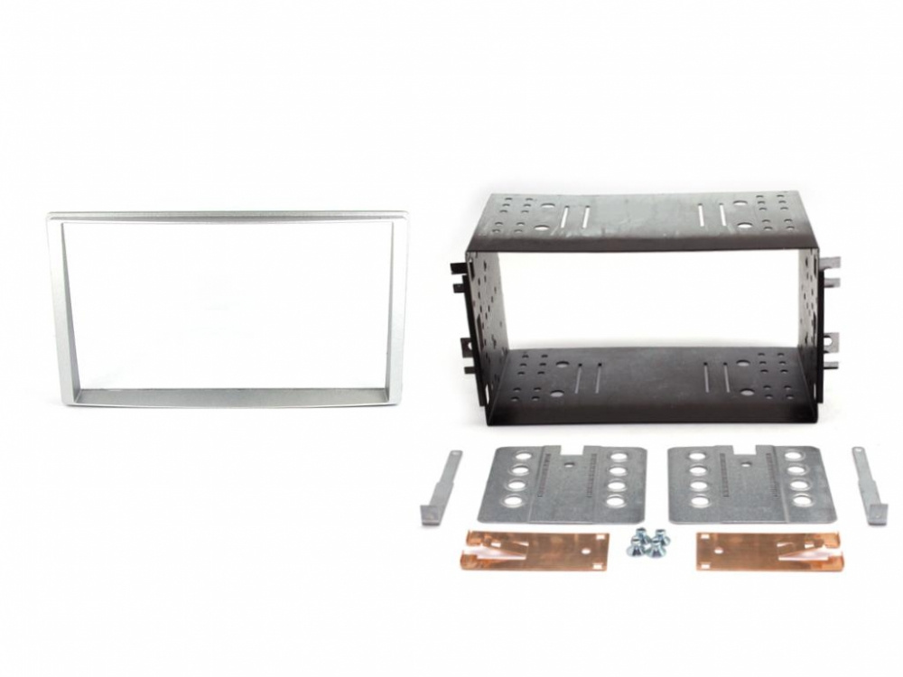 Monteringsram för 2-din stereo, inklusive tillbehör för Kia Sportage 2008-2010.