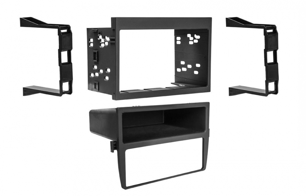 Monteringsram för 2-din stereo, specifik för Porsche 911/Boxster.
