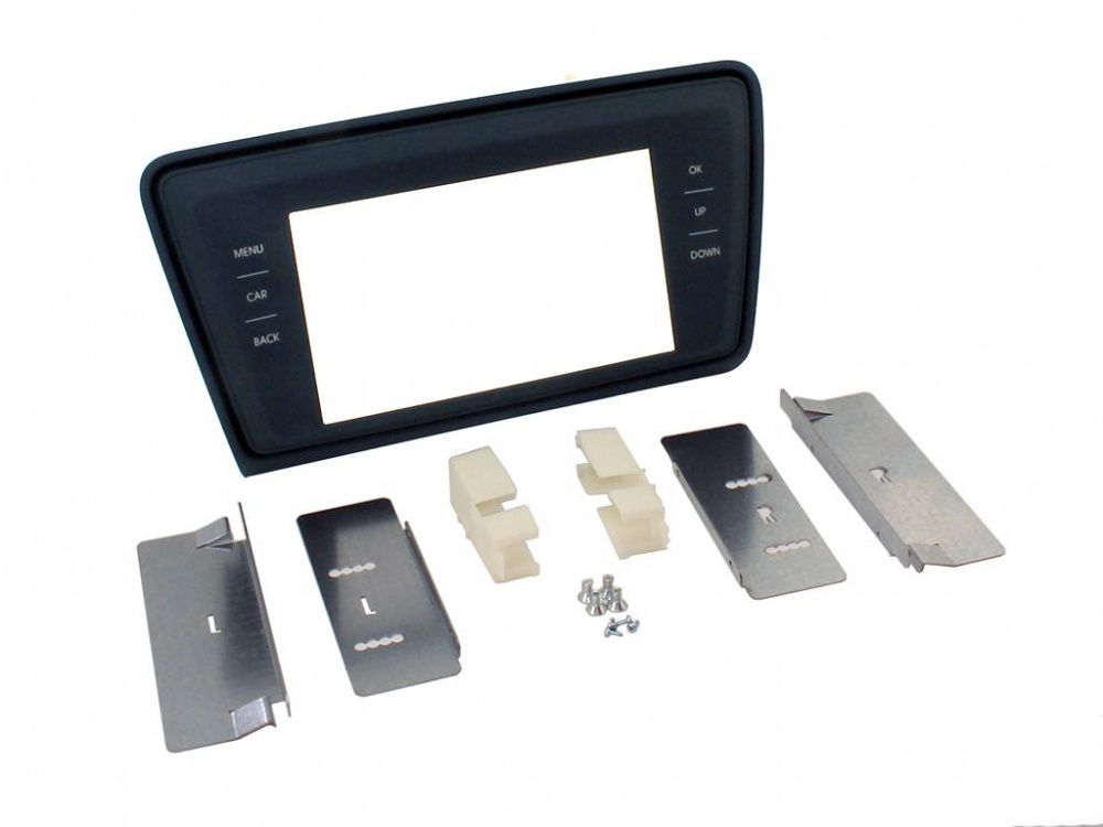 Monteringskit för dubbeldin till Skoda Octavia 2014- med fästen och skruvar.