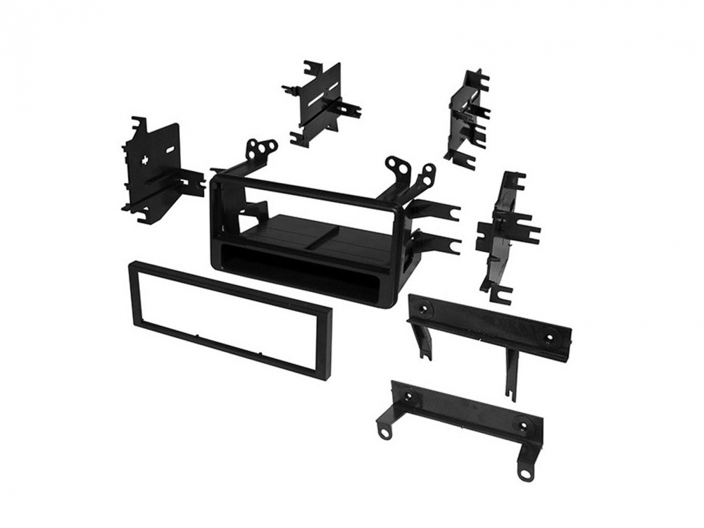 Monteringsram för dubbeldin, inklusive fästen och ram för Toyota-modeller.