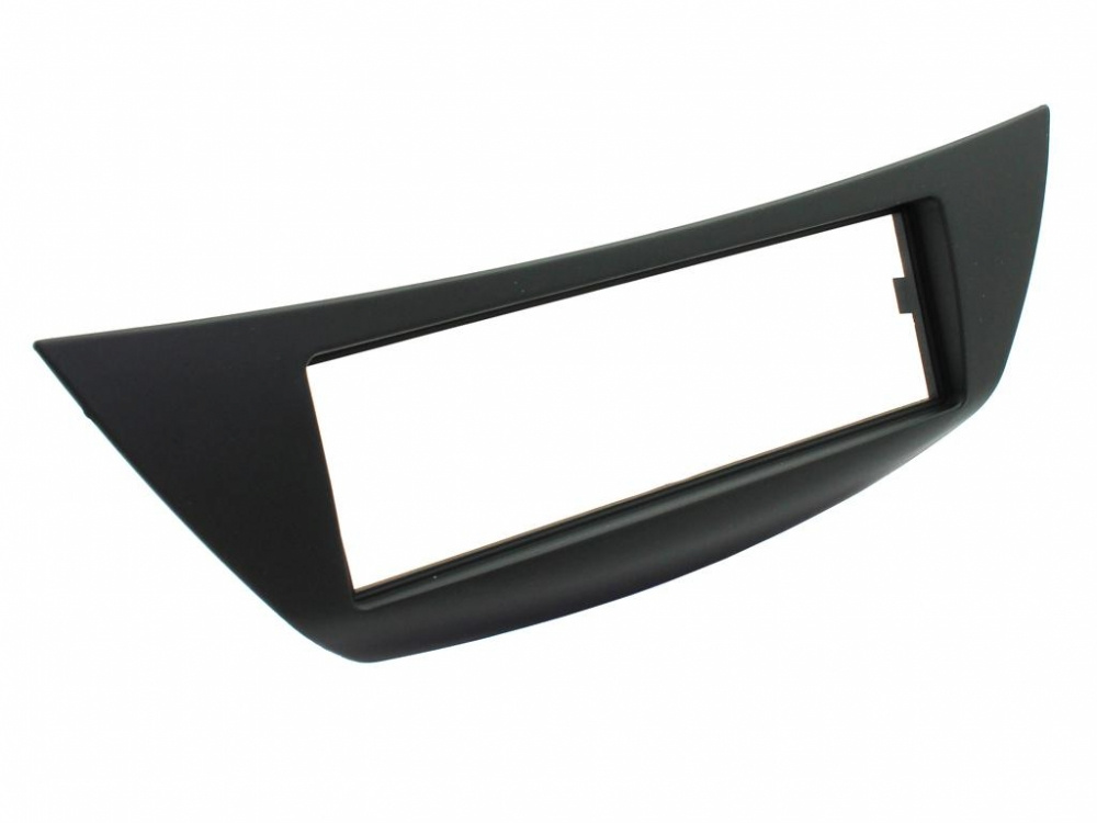 Monteringsram 1-DIN för Renault Laguna 07, svart plast.