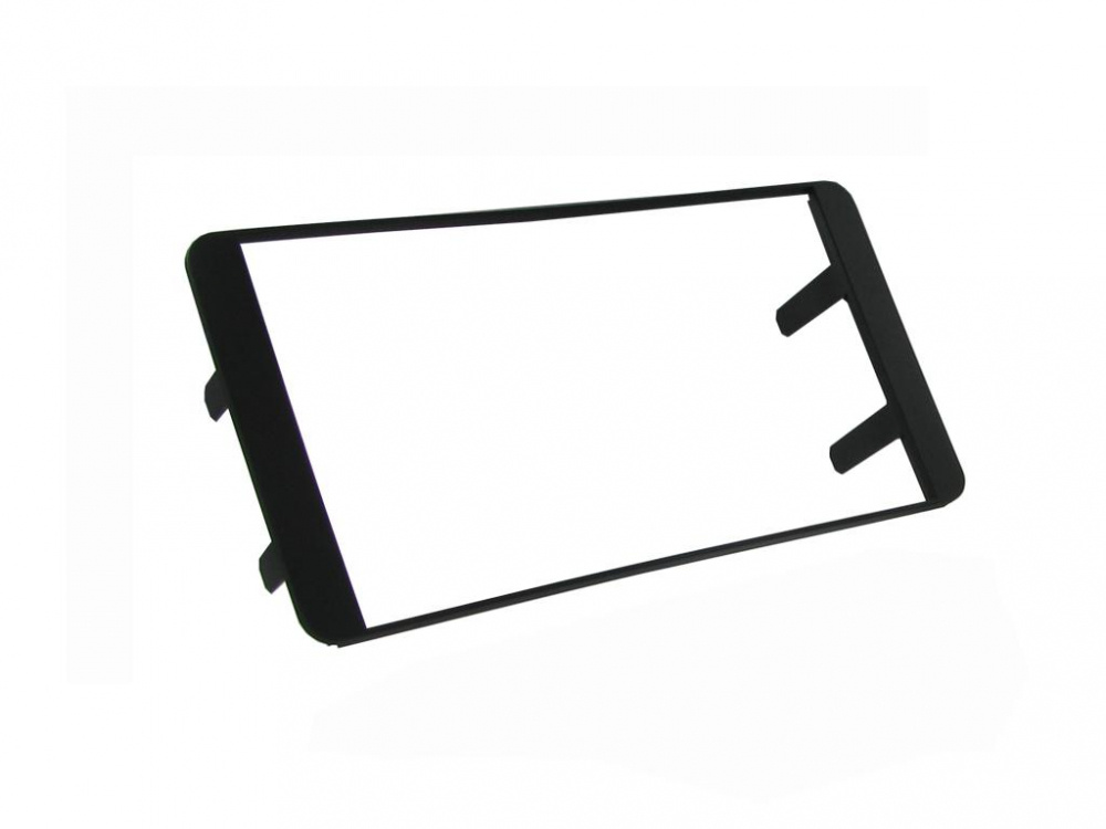 Montageram för dubbel-DIN-stereo, specifikt för Toyota Hilux 2007-2012.