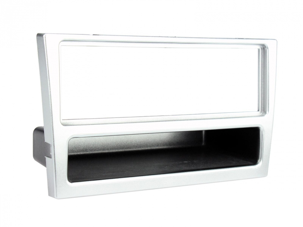 Monteringsram i silver för Vauxhall/Opel, med fack för småsaker.