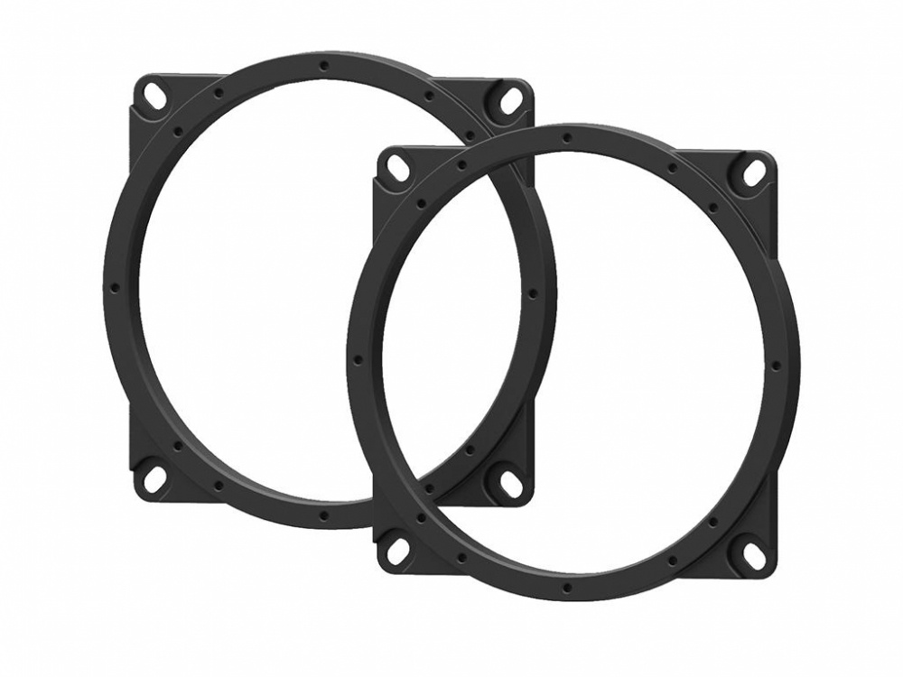 Högtalaradapter för Hyundai Santa Fe 2014- i svart plast.