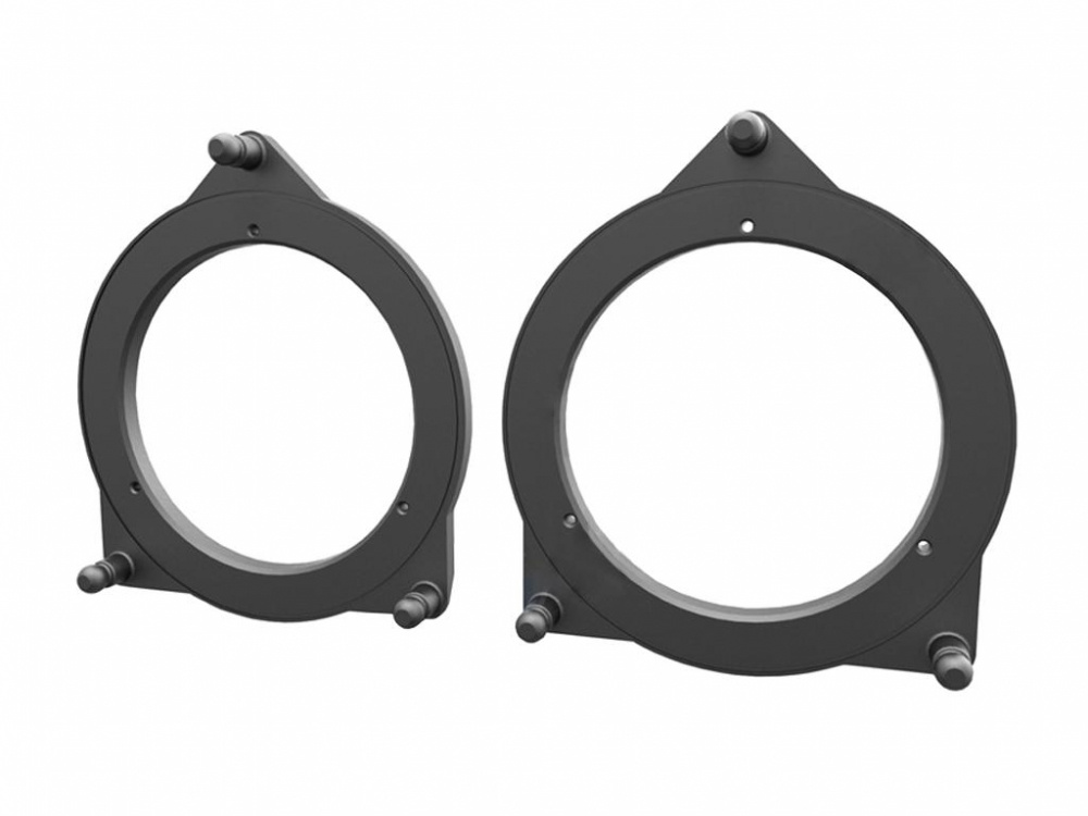 Högtalaradapter för Mercedes C-Class, 4 tum, två ringar.