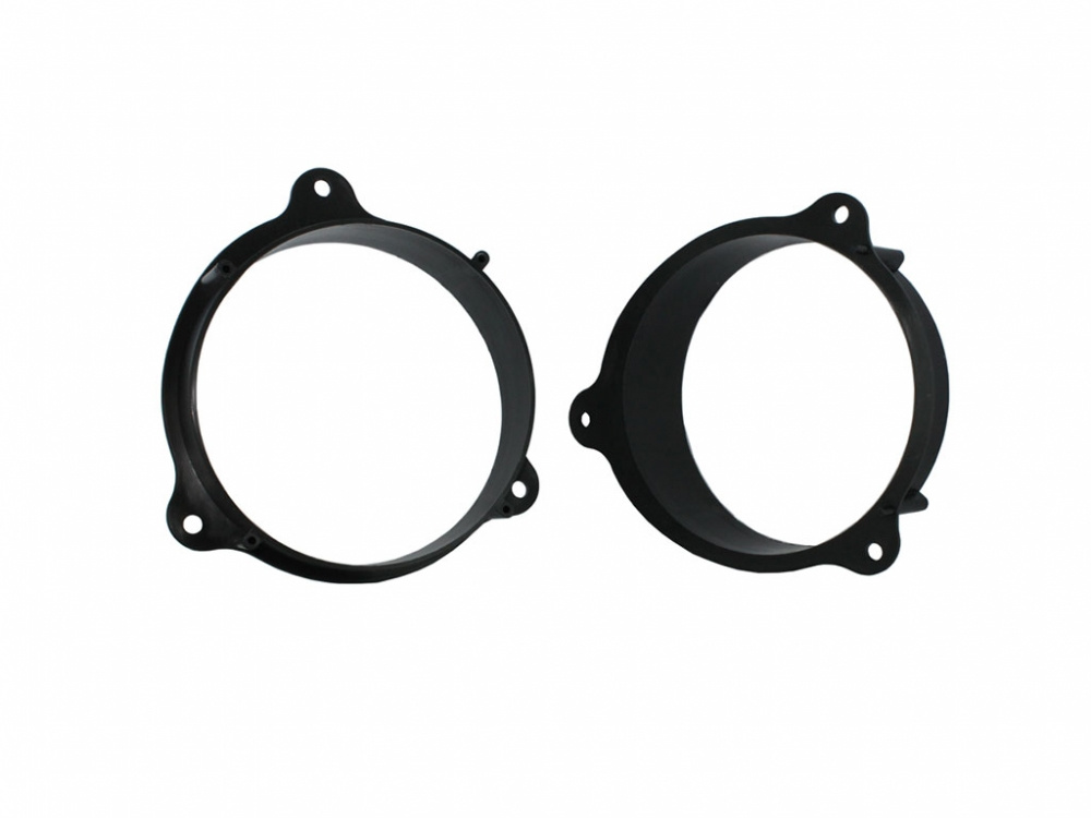 Högtalaradapter för Renault Kangoo, 2010-2019, svart plast.