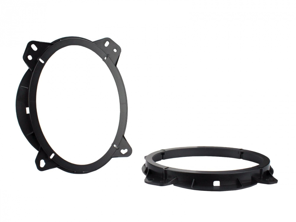 Högtalaradapter för Toyota och Subaru, 6x9 tum, svart plast.