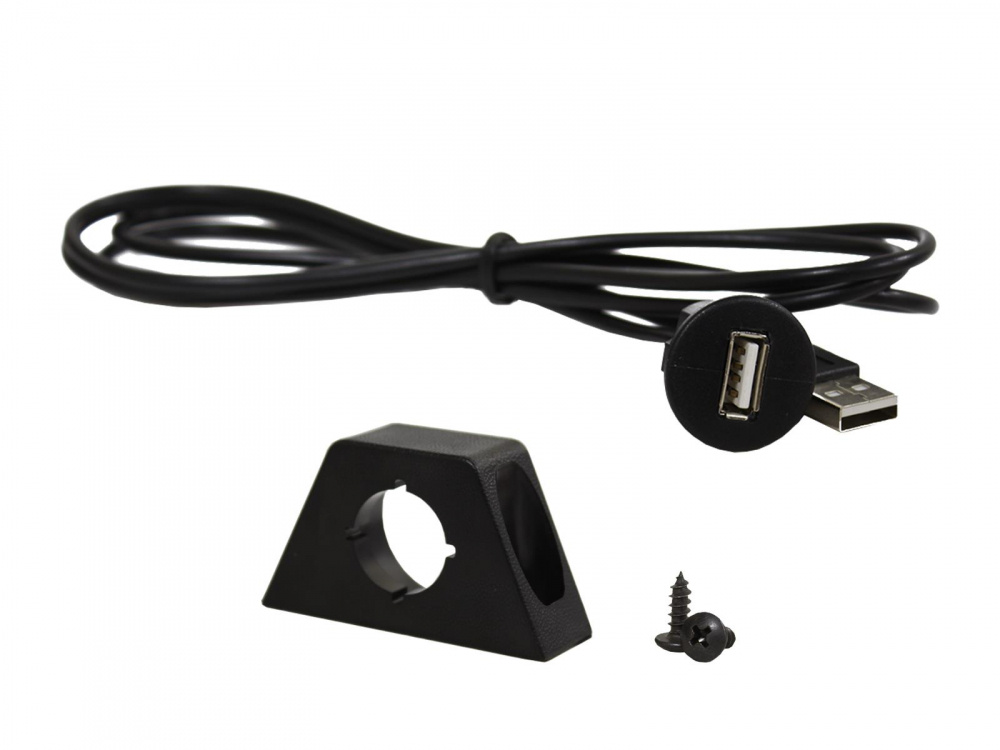 USB-kabel 1,5 m med anslutning och monteringsfäste.