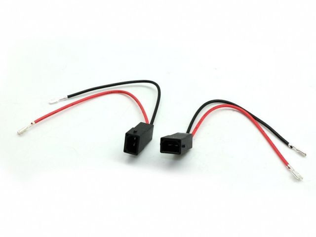 Högtalaradapterkabel för Audi A4, 2 stycken, med anslutningar.