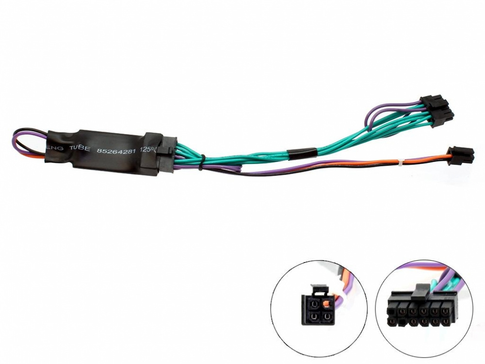 Adapterkabel för Parrot Asteroid med flera färgkodade ledningar.